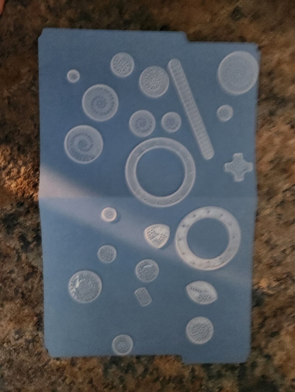 NEW..22 piece  Stencil Set with Geometric and Circular Shapes